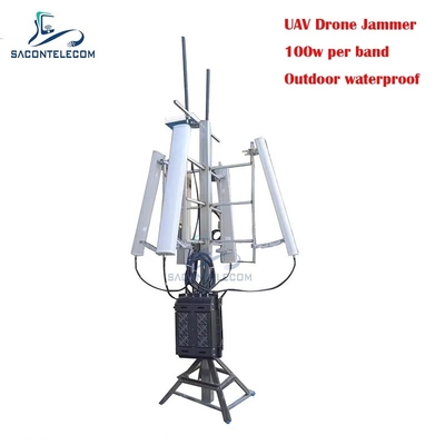700w buiten waterdicht 3KM UAV Drone Signal Jammer GPS Signal Jammer Blocker