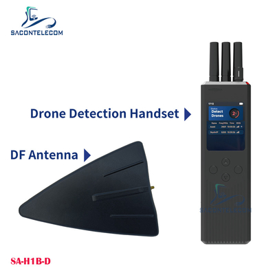 Handheld UAV Drone signaaldetector DJI-serie, FPV Drone detectie Tot 3 km afstand