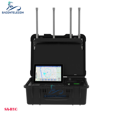 Draagbare koffer UAV drone detector DJI FPVs WiFi DIY drone detectie Tot 10 km afstand