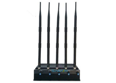 2G 3G 4G Wifi Signal Jammer Blocker 5 Antennen Met Frequentie 50-60Hz