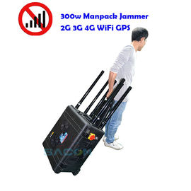 400w mobiele telefoonsignaal jammer 8 antennes 2G 3G 4G 5G GPS 500m bereik Militair gebruikt