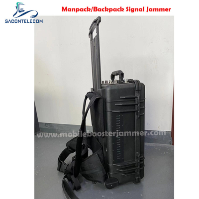 Lock GPS 6 Channels Manpack Jammer 2G 3G 4G 5G 120w High Power Backpack
