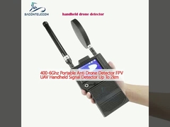 400-6 GHz draagbare anti-drone detector FPV UAV handheld signaaldetector tot 2 km