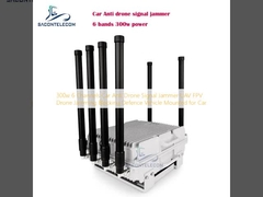 300w 6 kanalen Auto Anti Drone Signal Jammer UAV FPV Drone Jamming Blocking Defensievoertuig gemonteerd voor auto