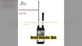 Drone-detector 3 km bereik AI ID