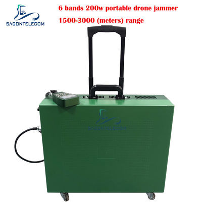 Trailer Type Drone Signal Jammer 200w High Power 3km afstand Voor DJI