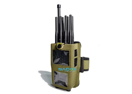 Handheld 5.8G High Power Cell Phone Signal Jammer met 8 banden en 4700mAh batterij