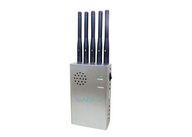 Draagbare draagbare Wifi Signal Jammer 5 Bands Voor Galeries / Theaters
