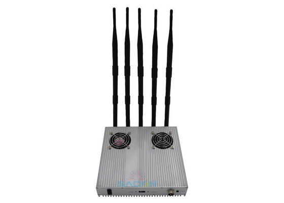 12 Watt WiFi GPS telefoon jammer met 40m bereik voor continue werking in gevangenissen
