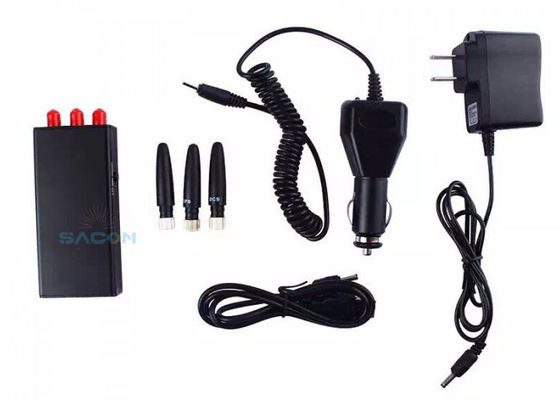 5m Bereik Draagbare GPS Jammer met 700mA Vermogen en 3 Omni Antennes voor Effectieve Signaalblokkering