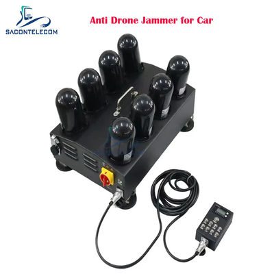 8 Kanaals 400W Anti Drone Signaal Stoorder met 1.5G 2.4G 5.8G 5.2G FPV voor Auto
