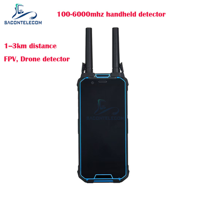 H2L 1.5 km bereik Handheld Drone Locator 100-6Ghz Draagbare FPV Drone Detector