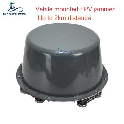 400-6 GHz 400 Watt Omni 360° Voertuig Gemonteerde Drone Signaalstoorder UAV Stoorder