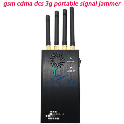 2W draagbare signal jammer met 15m bereik blokken 2G 3G 4G mobiele telefoon signalen