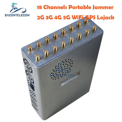 240VAC 12000mAh Signal Jammer Blocker 2.4G 5.8G Auto afstandsbediening 18W