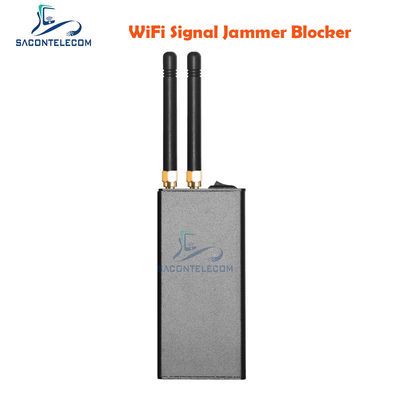 1200mAh accu 10m Storingstraal 2 antennes GPS-signaal jammer WiFi GPS-blokker Draagbaar signaal storing apparaat