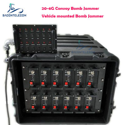 20-6Ghz 550w 11 banden voertuig konvooi bom jammer DDS konvooi jamming systeem