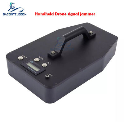 70w Power UAV Signal Jammer Ingebouwd In Antennen 800m Draagbare Drone Frequency Scrambler