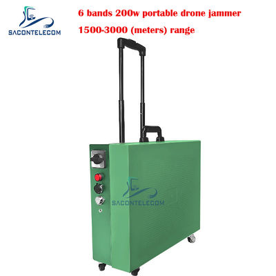 Trailer Type Drone Signal Jammer 200w High Power 3km afstand Voor DJI