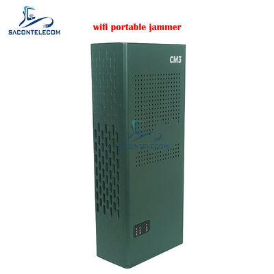 Draagbare WiFi Signal Jammer Blocker met 3 kanalen (2.4G, 5.2G, 5.8G) en 10-15m bereik