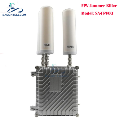3 banden UAV Frequency Drone Signal Jammer 150w Auto FPV Anti Drone Jammer