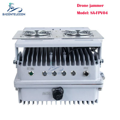 200W 4-kanaals voertuig-gemonteerde drone-signaalstoorzender FPV drone-stoorzender met aanpasbare frequenties