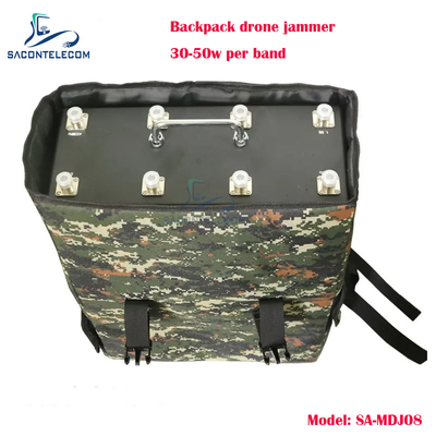 8 banden 400w Power Man pak Drone Signal Jammer metalen koffer rugzak UAV drone jammer