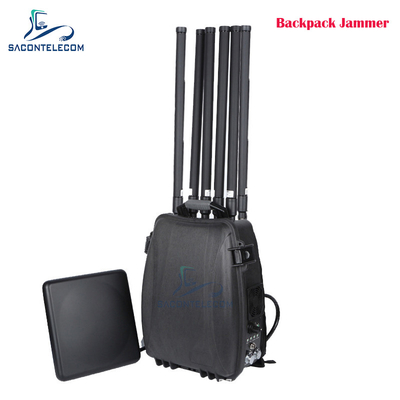 6 kanalen 300w Krachtige rugzak Drone Signal Jammer 433 900mhz GPS 2.4G 5.8G