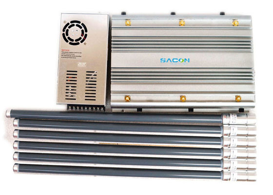90W High Power Signal Jammer met 6 Omni Glass Fiber Antennas en 100m Jamming Range