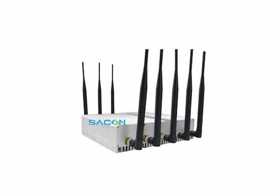 18W Uitgangsvermogen 8 Kanalen Signal Jammer met 40m Jamming Range voor Mobiele telefoon Blocker en WiFi GPS Jammer
