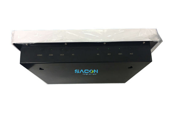 8 Inner Directional Antennas Cell Phone Jammer met 30W uitgangsvermogen en 5-30m Jamming Range