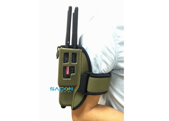 5.5W High Power Portable Signal Jammer met 8 Omni Antennas en 20M Jamming Range