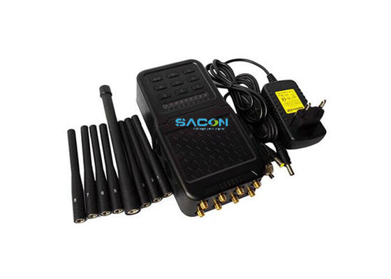 Handheld 5.8G High Power Cell Phone Signal Jammer met 8 banden en 4700mAh batterij