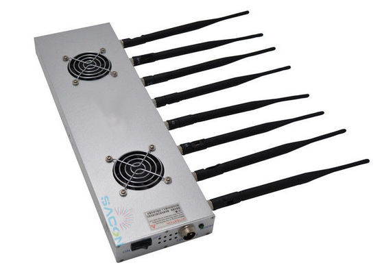 30m lange afstand high power signal jammer met 8 banden en 16w uitgangsvermogen