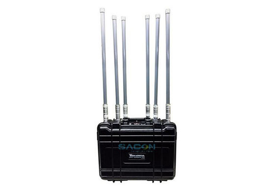 Max 90w High Power Backpack Jammer 6 kanalen voor militaire krachten / SWAT teams