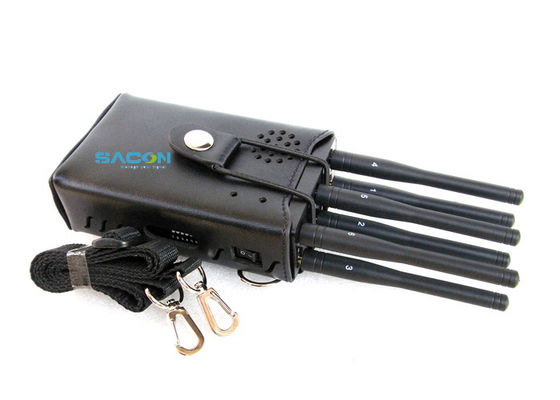 6 antennes High Power 3W Portable Signal Jammer met 20m bereik voor WiFi GPS 3G 4G blokkering