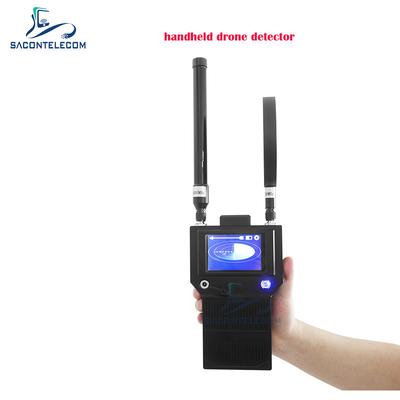 Draagbare 1,5 km tot 2 km radius anti drone signaaldetector 400-6000mhz handheld UAV drone detector