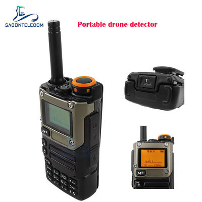 Draagbare Handheld Drone Detector met 600-800m Detectiebereik 700MHz-6GHz Frequentieband en 360 Graden Werkhoek