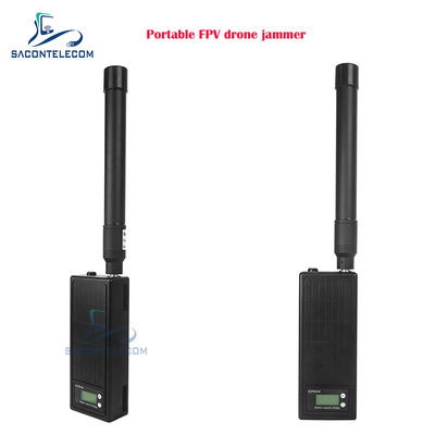 Draagbare handheld FPV Drone Jammer met 1,5 km bereik en 50W hoog vermogen voor UAV Anti Drone Signal Jamming