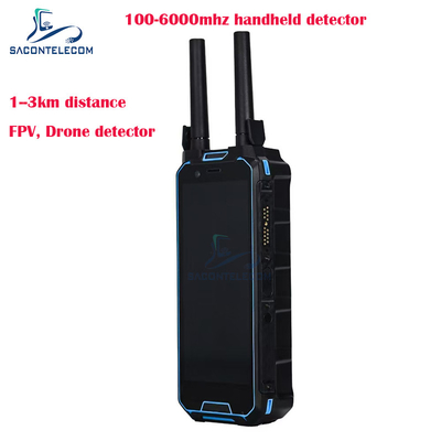 H2L 1.5 km bereik Handheld Drone Locator 100-6Ghz Draagbare FPV Drone Detector