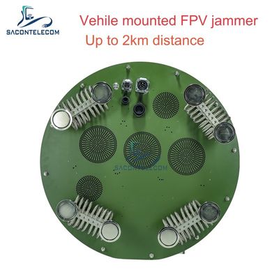 400-6 GHz 400 Watt Omni 360° Voertuig Gemonteerde Drone Signaalstoorder UAV Stoorder