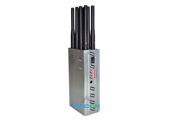 8W High Power GPS Jammer en Cell Phone Blocker met 8 banden en 30m bereik
