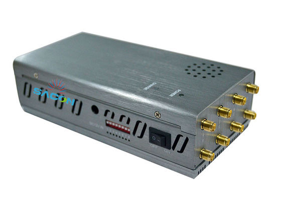 8W High Power GPS Jammer en Cell Phone Blocker met 8 banden en 30m bereik