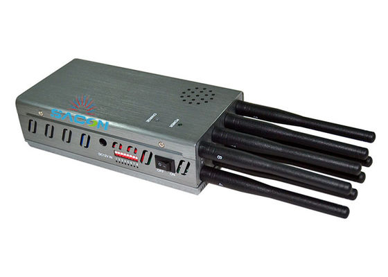 8W High Power GPS Jammer en Cell Phone Blocker met 8 banden en 30m bereik