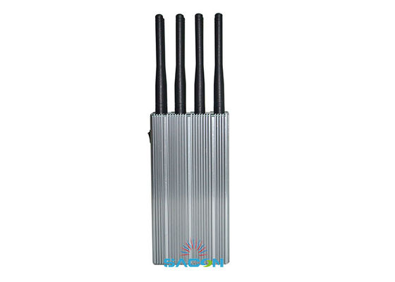 8 Watt Handheld Signaalstoorzender met 30m Bereik en 8 Antennes voor Mobiele Telefoon Blokkeren