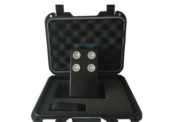 Audio mobiele telefoonsignaal jammer blokkeert stemrecorder lichtgewicht batterij binnenin