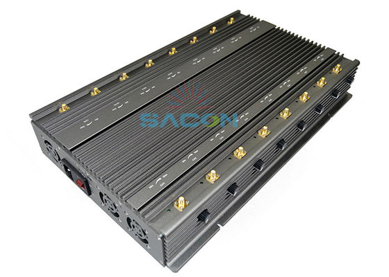 16 antennes 5G Signal Jammer Blocker met 100W uitgangsvermogen en 80m Jammer Radius
