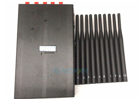 Handheld 5G Signal Jammer Blocker met 10 antennes 15m bereik en 8000mAh batterij