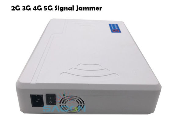 8 kanalen 20W uitgangsvermogen Mobiele signaalverwarmer met ingebouwde antennes voor 2G 3G 4G 5G WiFi GPS-blokkering