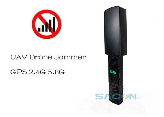LED-scherm 2.4G 5.8G GPS 20w Signal Jamming Drones 4kg Gewicht 500m Bereik